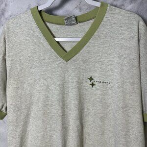 Vintage Union Bay T Shirt Mens XL Gray V Neck 90s Y2K USA